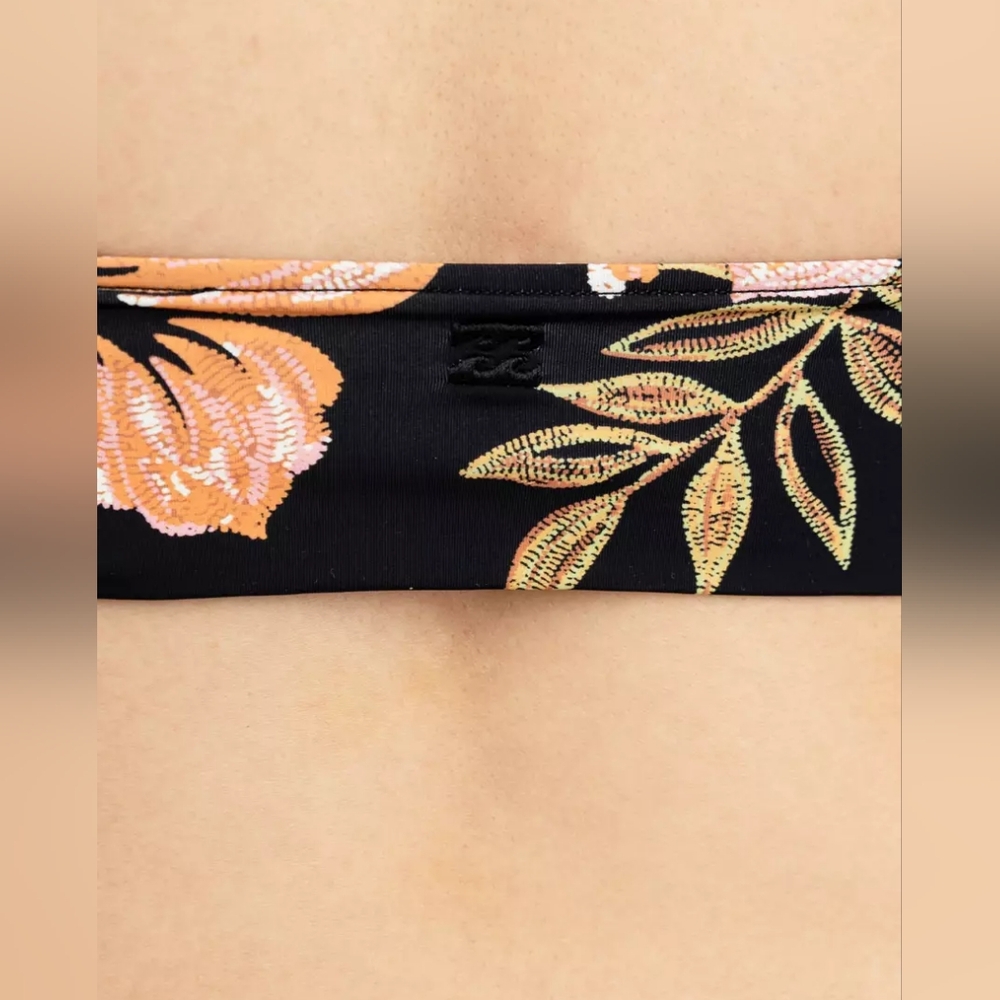 Billabong Hooked On Tropics Bikini V-Neck Top & Lowrider Bottom - Picture 10 of 14